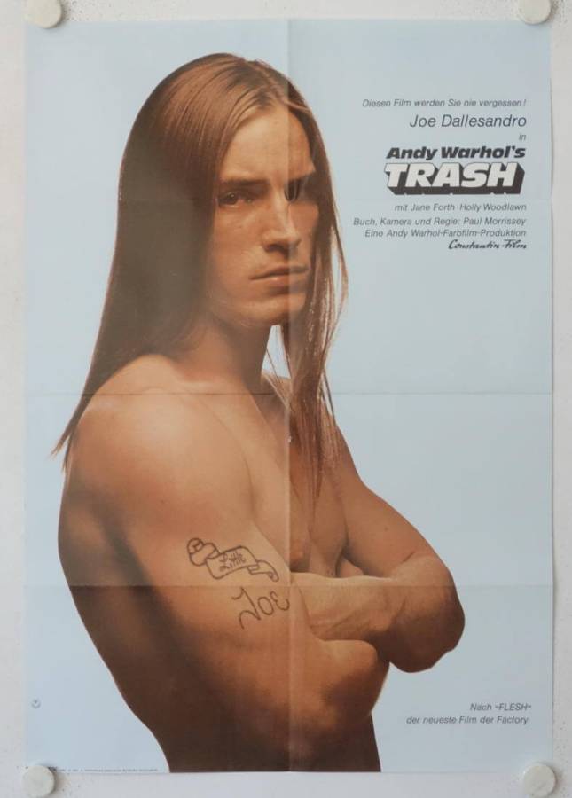 Andy Warhols Trash original release german movie poster
